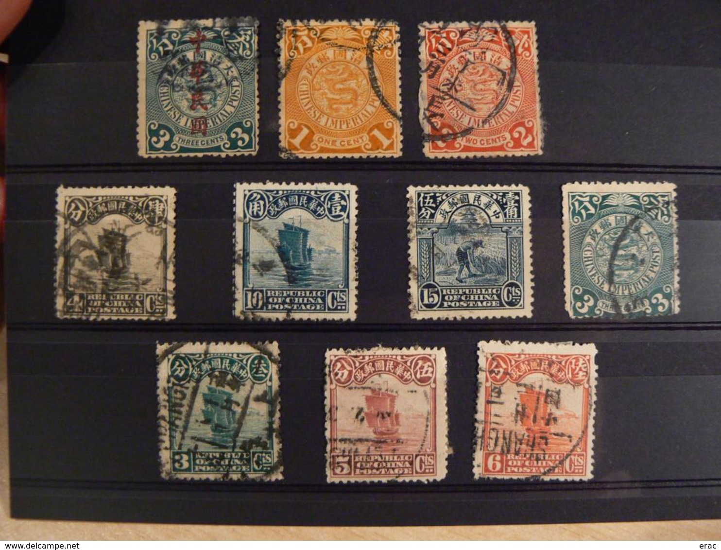 CHINE dont Chine impériale - Lot de timbres anciens et récents - Neufs et oblitérés - Cote +++