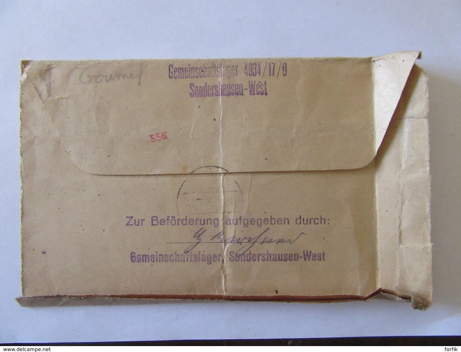 Empire Allemand / Deutches Reich - Enveloppe Vers France Datée Du 17 Août 1943 - Lettres & Documents