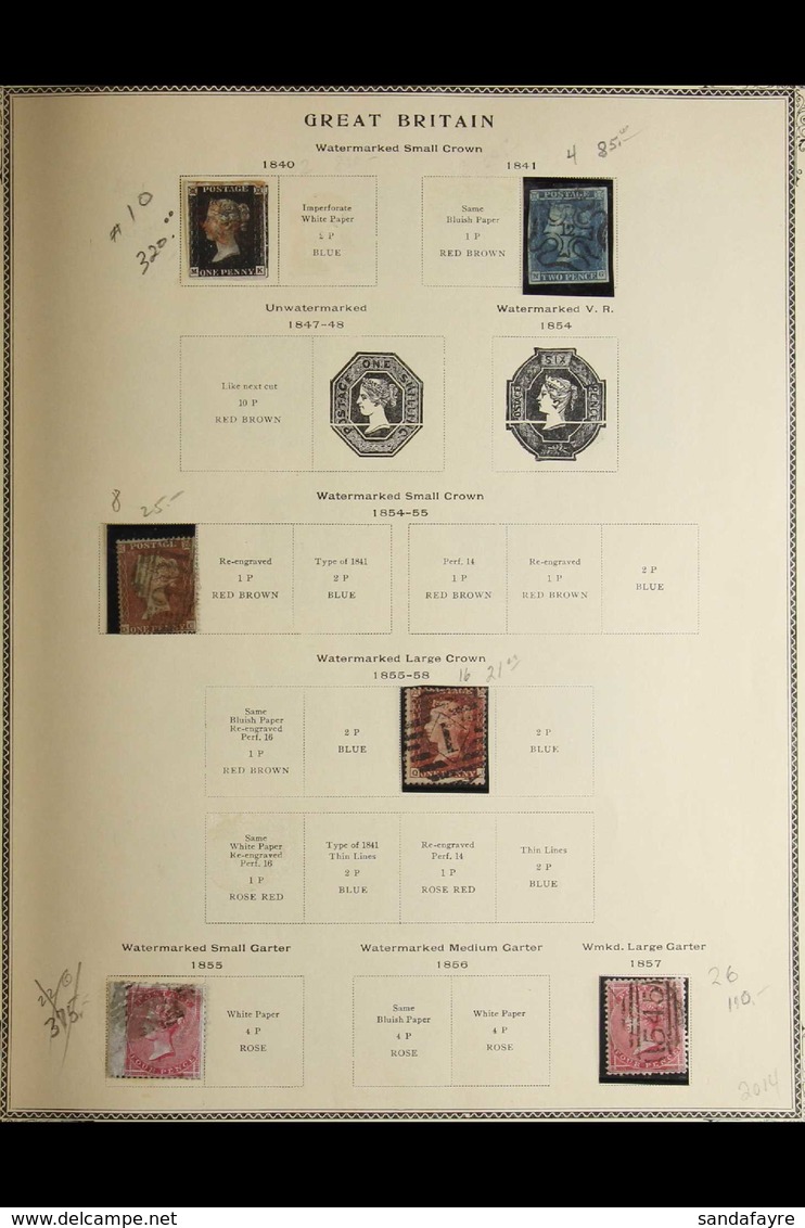 GB AND COMMONWEALTH 1940 - 1960 In Scott Printed Album Including Many Complete Sets And Better Values With GB Incl 1840  - Autres & Non Classés