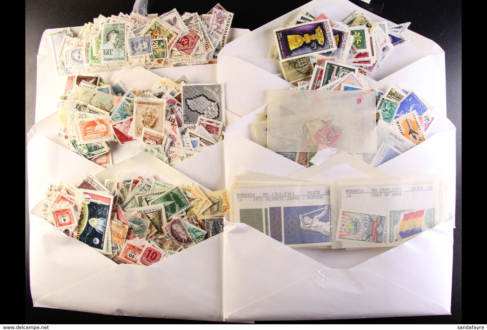 A LIFETIMES ACCUMULATION - 100,000+ SORTED BY COUNTRY! Certainly A 'profit- Maker' Lot Of Fine Mint & Used Stamps Taken  - Autres & Non Classés