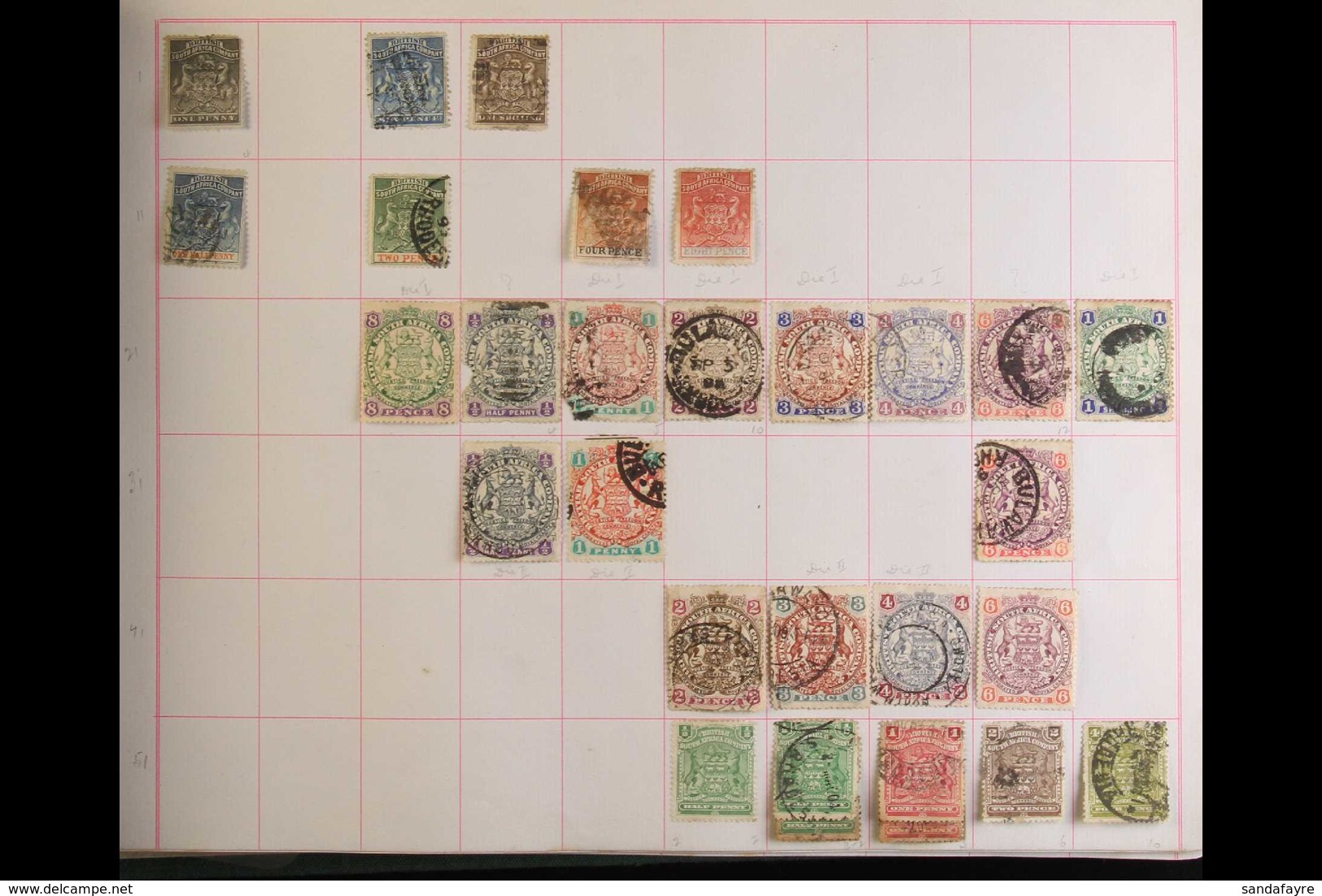 BRITISH AFRICA 1850's-1970's Old Mint & Used Collection In An Album, Mostly ALL DIFFERENT, Includes Bechuanaland, Botswa - Andere & Zonder Classificatie