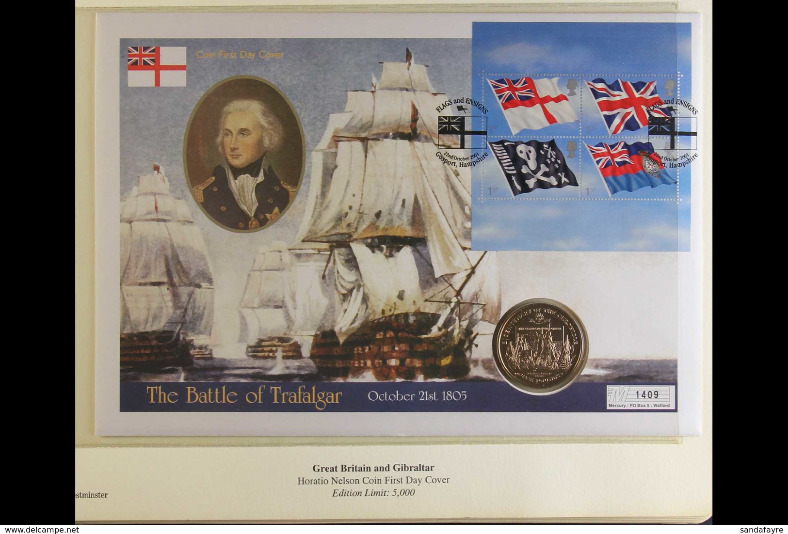 SHIPS - ROYAL NAVY 2001 Westminster Collection Of All Different British Commonwealth Illustrated Unaddressed First Day C - Ohne Zuordnung