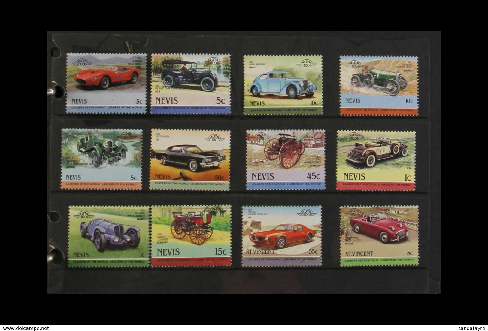 TRANSPORT World Thematic Collection Of Mint And Used Stamps Featuring Motor Cars, Railways Etc, Mostly 1970's And 1980's - Unclassified
