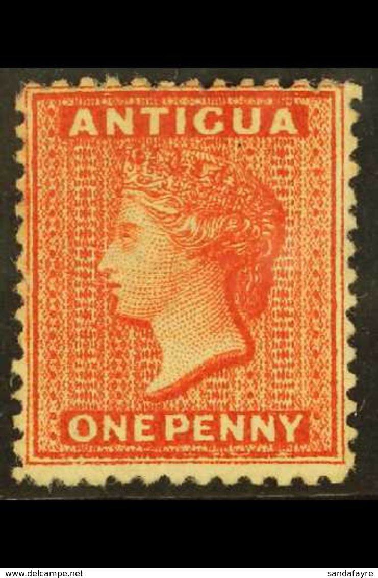 1872 1d Scarlet, Watermark Crown CC, Perf 12½, SG 14, Mint With Large Part Original Gum. For More Images, Please Visit H - Other & Unclassified