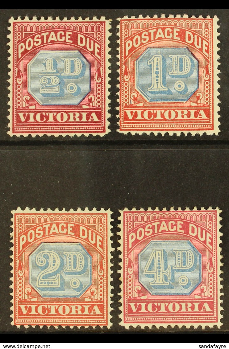 VICTORIA POSTAGE DUES 1890 ½d, 1d, 2d, And 4d All Listed Shades, SG D1a/D4a, Fine Mint. (4 Stamps) For More Images, Plea - Other & Unclassified