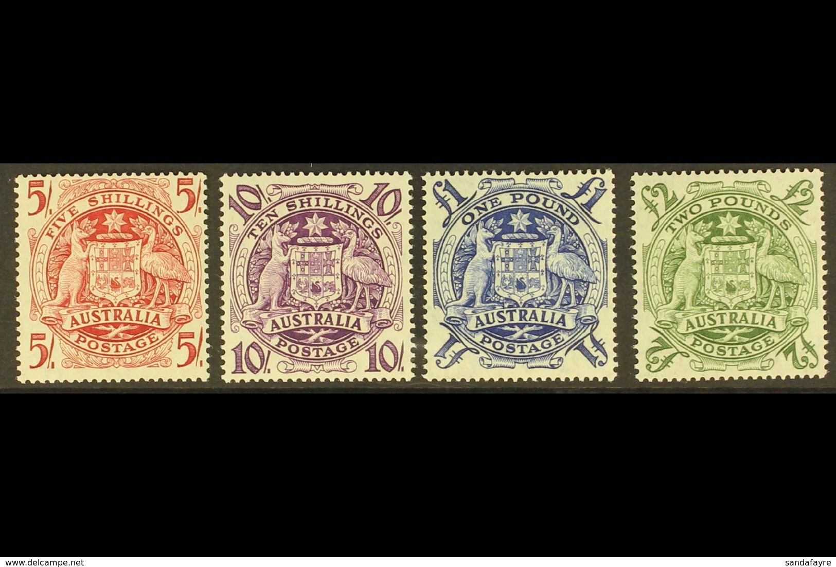 1948-56 5S To £2 High Values, SG 224a/d, Never Hinged Mint (4 Stamps). For More Images, Please Visit Http://www.sandafay - Andere & Zonder Classificatie