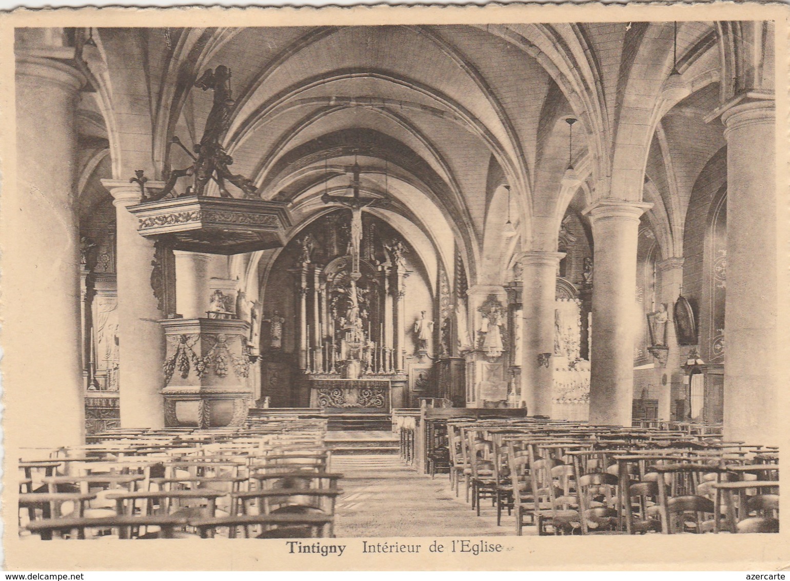 Torgny , (  Virton ) , Intérieur De L'église - Tintigny