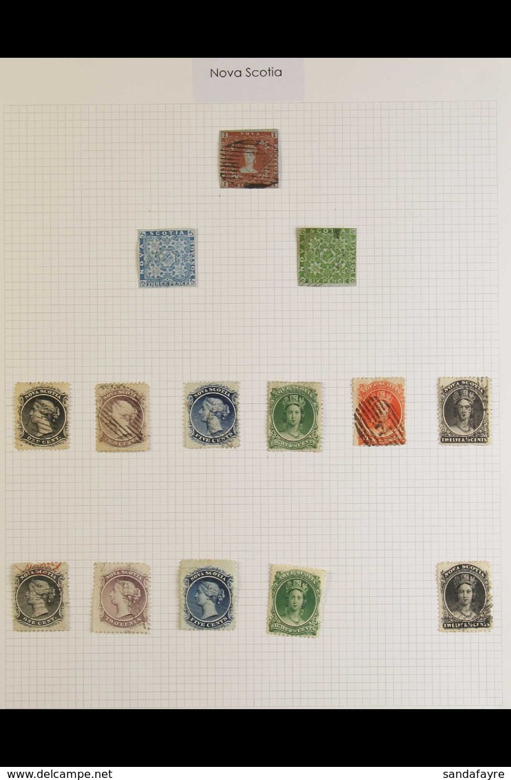 1851-1863 MINT AND USED COLLECTION On Album Pages. With 1851-60 1d, 3d And 6d Used (all With 4 Margins); 1860-63 Range T - Sonstige & Ohne Zuordnung