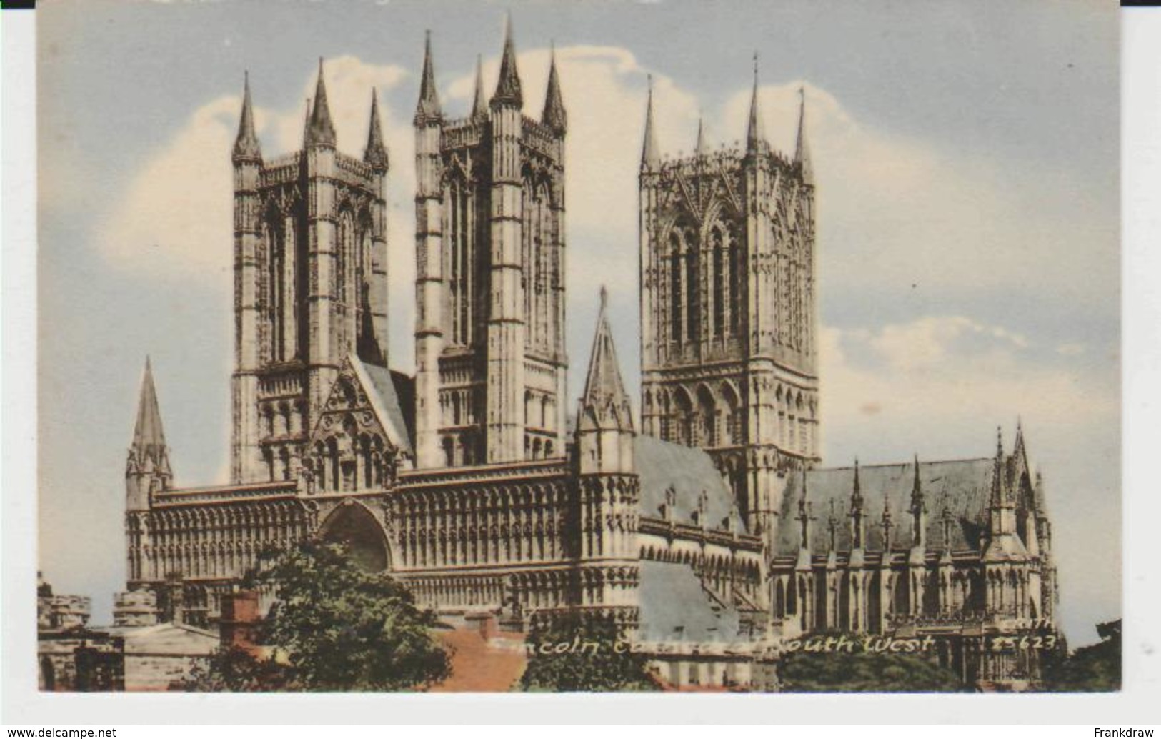Postcard - Lincoln Cathedral - South West - Unused Very Good - Unclassified