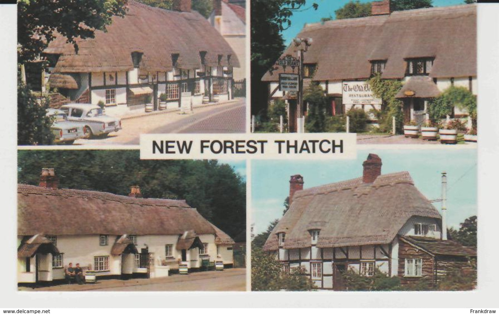 Postcard - New Forest Thatch Four Views - Unused Very Good - Non Classés