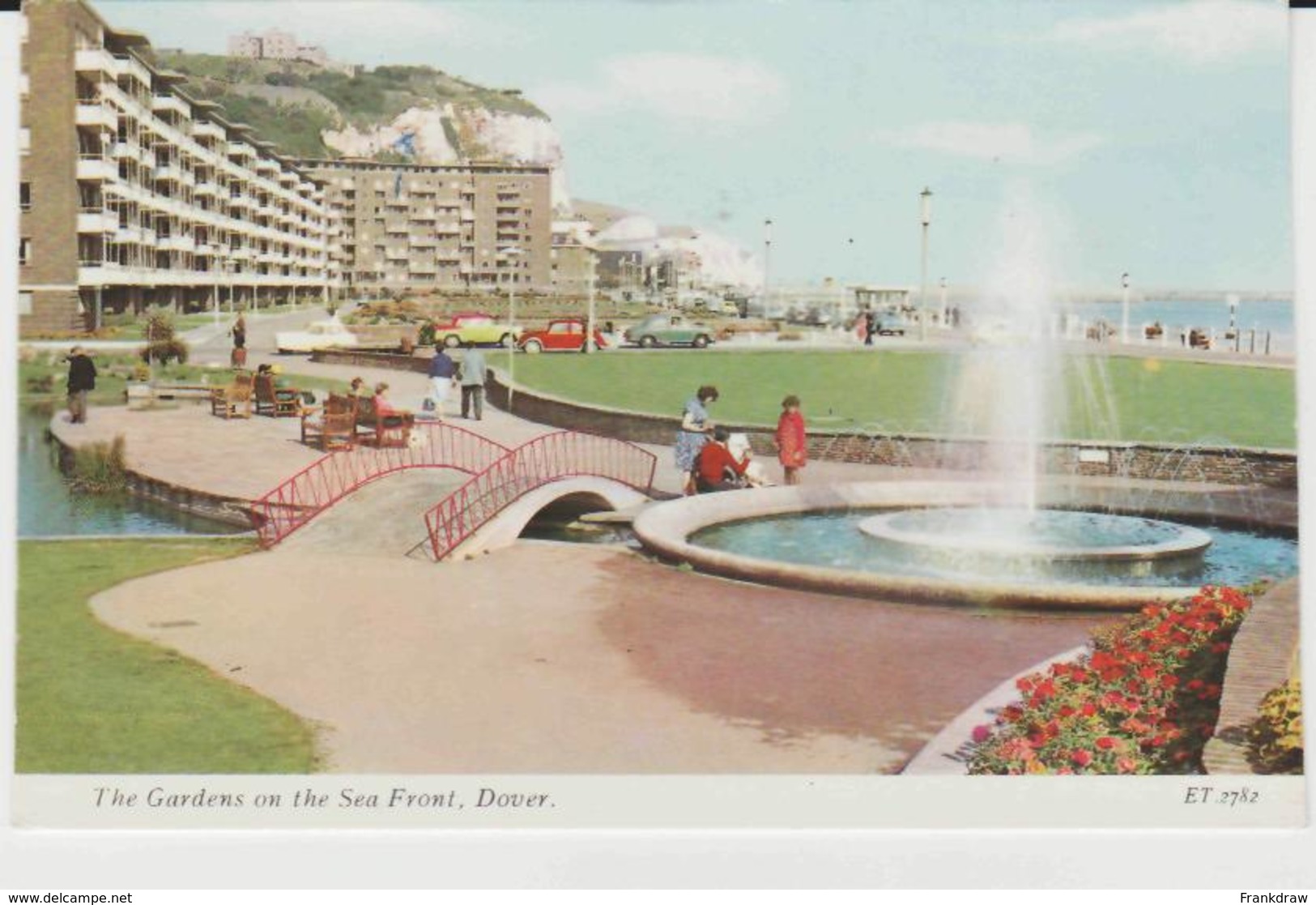 Postcard - The Gardens On The Sea Front, Dover - Unused Very Good - Unclassified