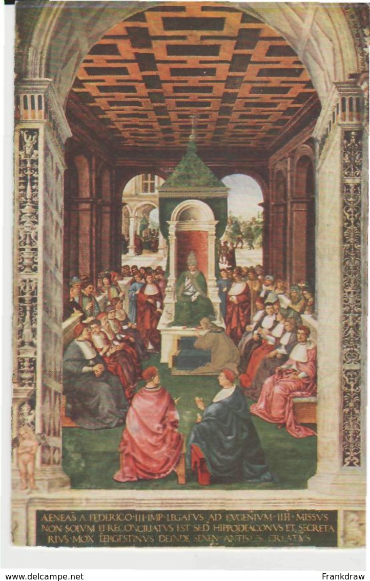 Postcard - Siena - Library Of The Dome - Pinturicchio,Pontiff Eugene 4th - Unused Very Good - Unclassified