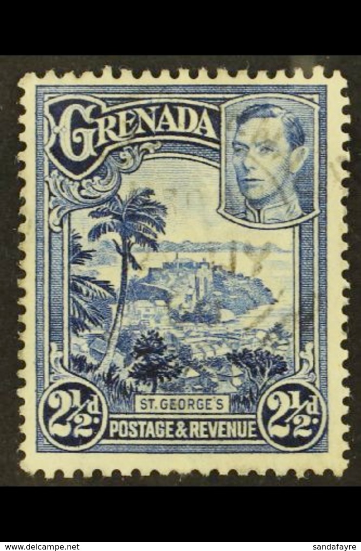 1938-50 2½d Bright Blue Perf 12½x13½, SG 157a, Fine Cds Used. For More Images, Please Visit Http://www.sandafayre.com/it - Grenade (...-1974)