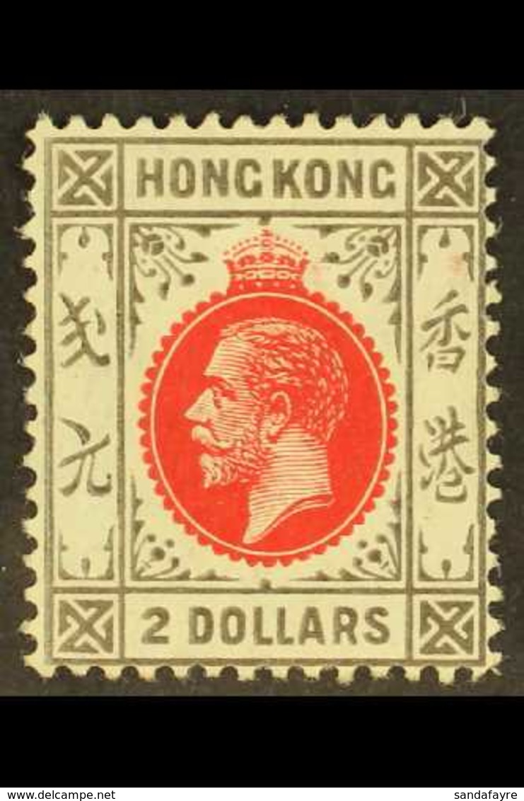 1912-21 $2 Carmine-red And Grey-black, SG 113, Fine Mint.  For More Images, Please Visit Http://www.sandafayre.com/itemd - Other & Unclassified