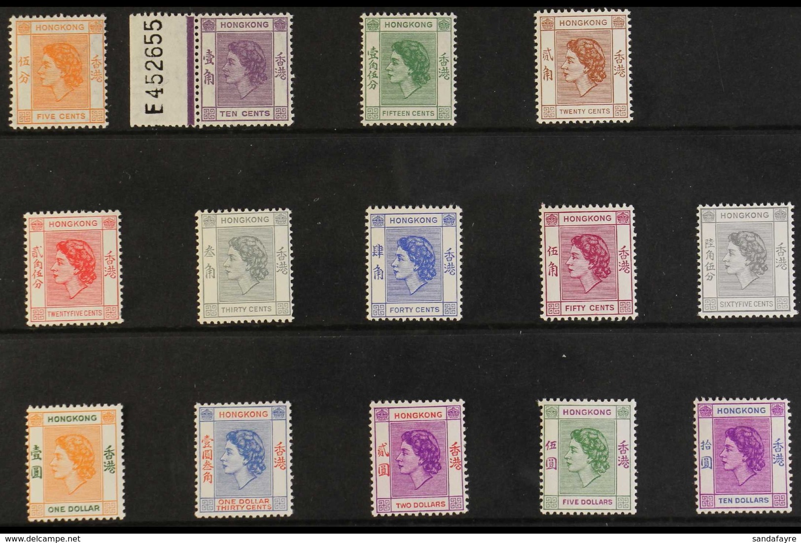 1954-62 Definitive Set, SG 178/91, Fine Mint (14 Stamps) For More Images, Please Visit Http://www.sandafayre.com/itemdet - Other & Unclassified
