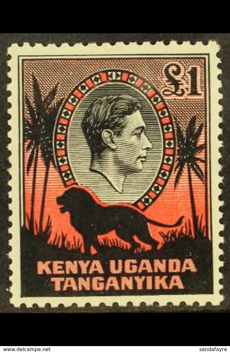 1938 £1 Black And Red Perf 11¾ X 13, SG 150, Very Fine Mint, Cat £500. For More Images, Please Visit Http://www.sandafay - Vide