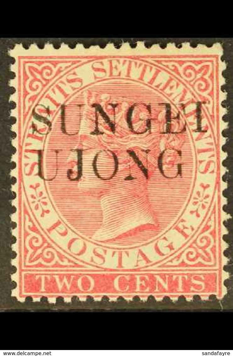 NEGRI SEMBILAN 1885-90 2c Pale Rose, SG Type 26 "SUNGEI UJONG" Ovpt, SG 41, Very Fine Mint. For More Images, Please Visi - Sonstige & Ohne Zuordnung