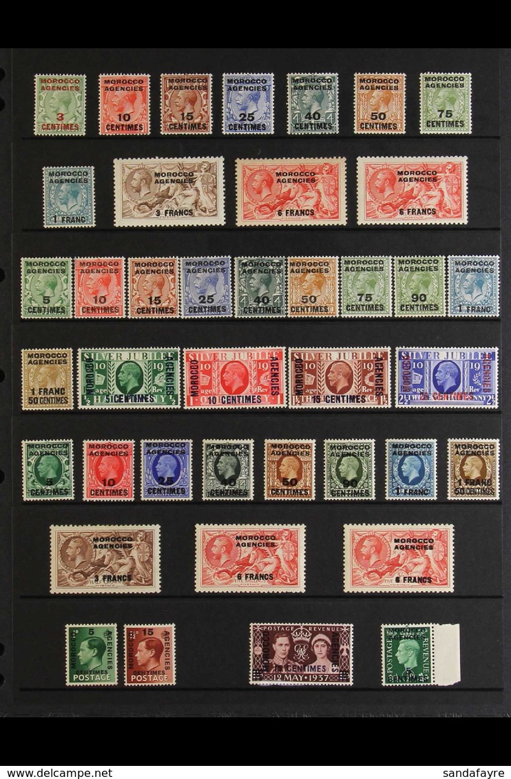 FRENCH CURRENCY 1917-1937 FINE MINT COLLECTION Presented On A Stock Page With Many Complete Sets & Values To 6f On 5s. U - Andere & Zonder Classificatie