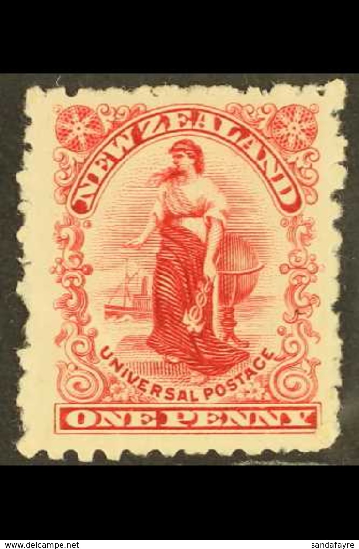 1901 1d Carmine, Perf 11, On Basted Mills Paper, SG 286, Fine Mint. For More Images, Please Visit Http://www.sandafayre. - Andere & Zonder Classificatie