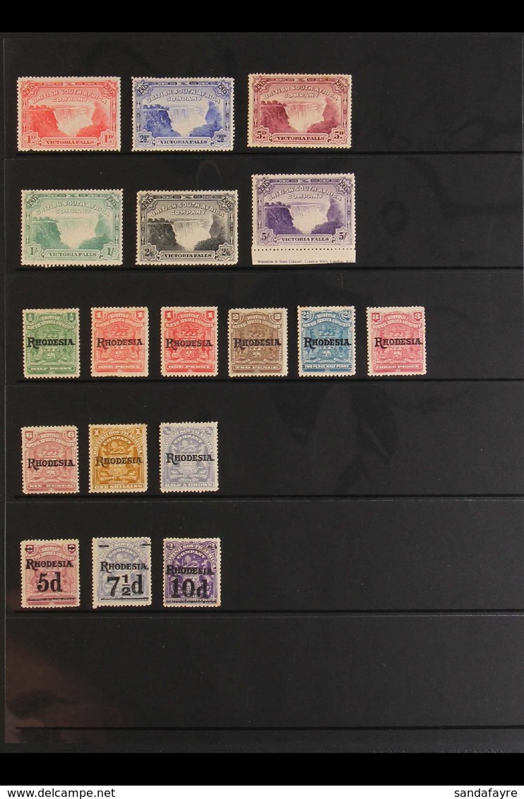 1896-1911 ALL DIFFERENT MINT COLLECTION Includes 1896-97 Arms (die I) 1d, 2d, 3d, 4d, 8d, And 1s Plus (die II) Set Compl - Other & Unclassified