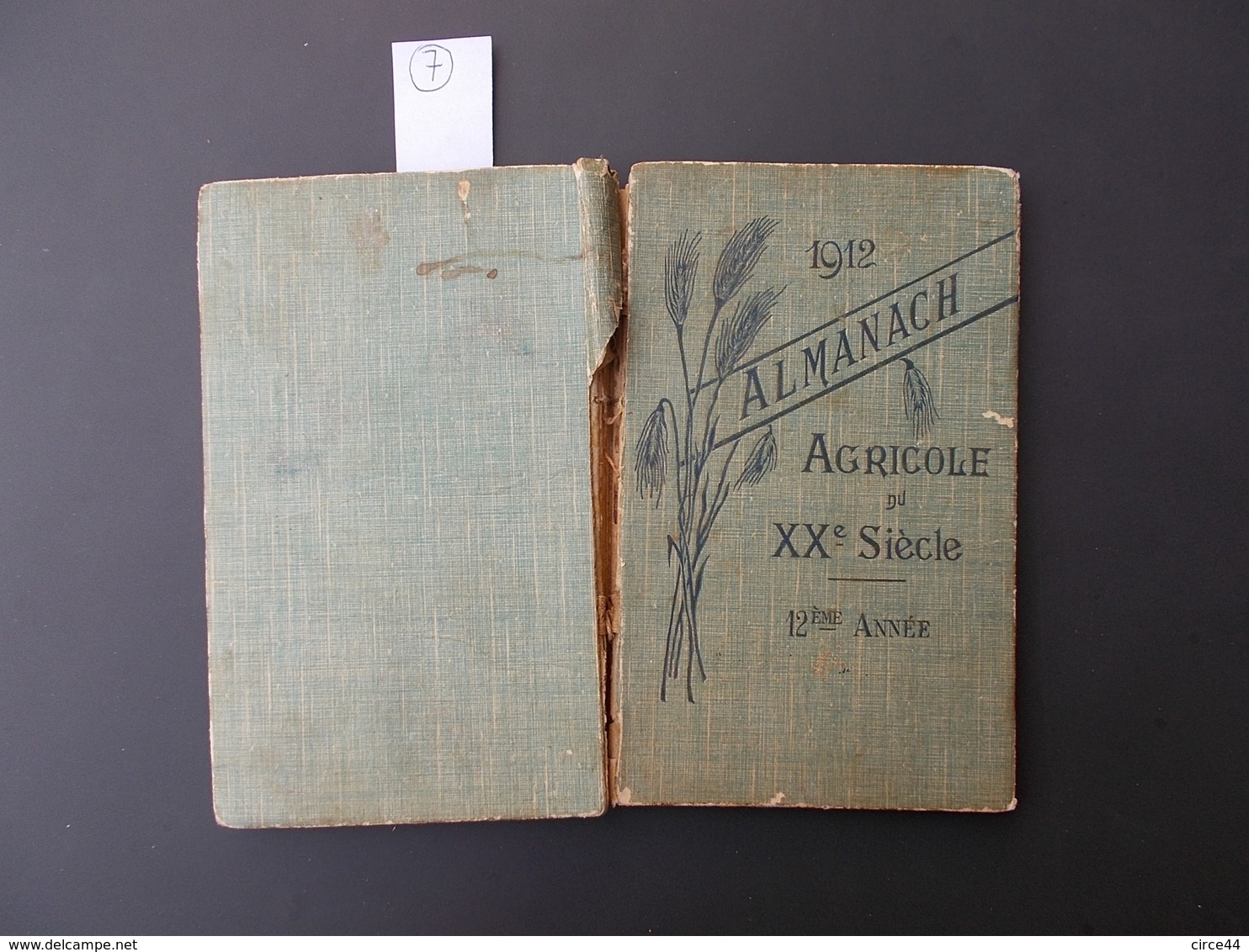 ALMANACH AGRICOLE DU XXème SIECLE.324 PAGES.ANNEE 1912. - Sciences