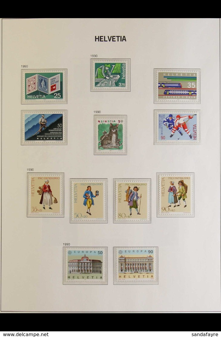 1990-99 NHM COMPLETE DECADE COLLECTION. A Complete, Never Hinged Mint Collection Presented On Dedicated Hingeless Pages, - Andere & Zonder Classificatie