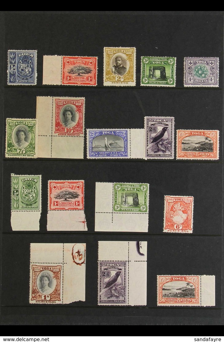 1897-1949 FINE MINT ASSEMBLY An Attractive All Different Group With 1897 (watermark Tortoises) ½d, 1d, 2d, 3d, 4d, 7½d,  - Tonga (...-1970)