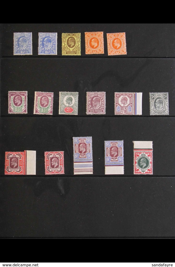 1902 - 1911 MINT STAMPS FOR THE SPECIALIST! The Previous Owner Of This Collection Was Accumulating As Many Mint Stamps A - Ohne Zuordnung