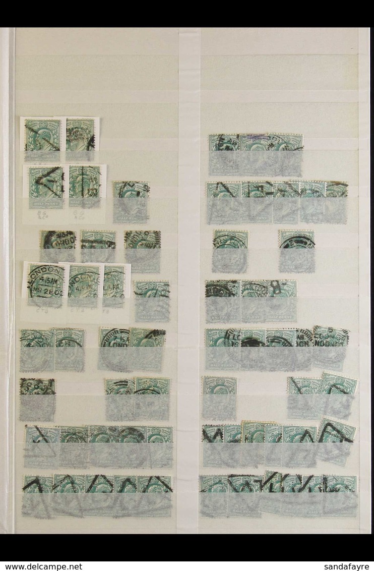 1902-11 COMMERCIAL PERFINS COLLECTION. An Interesting Collection Of Used KEVII Stamps With Values To 2s6d (x5) Presented - Non Classés