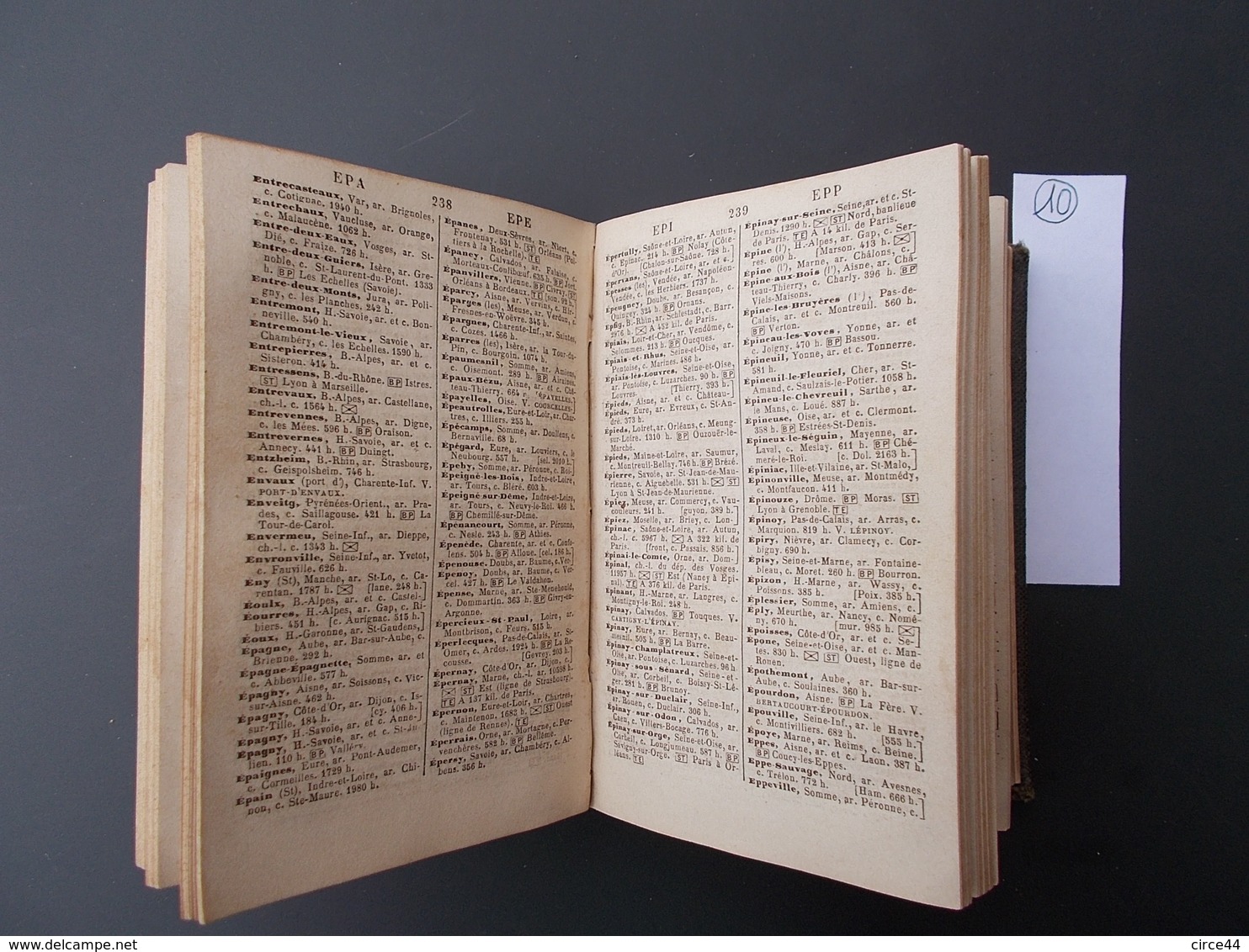 GEOGRAPHIE.DICTIONNAIRE DES COMMUNES DE LA FRANCE .ALGERIE ET AUTRES COLONIES FRANCAISES.730 PAGES.ANNEE 1866.. - Dictionnaires