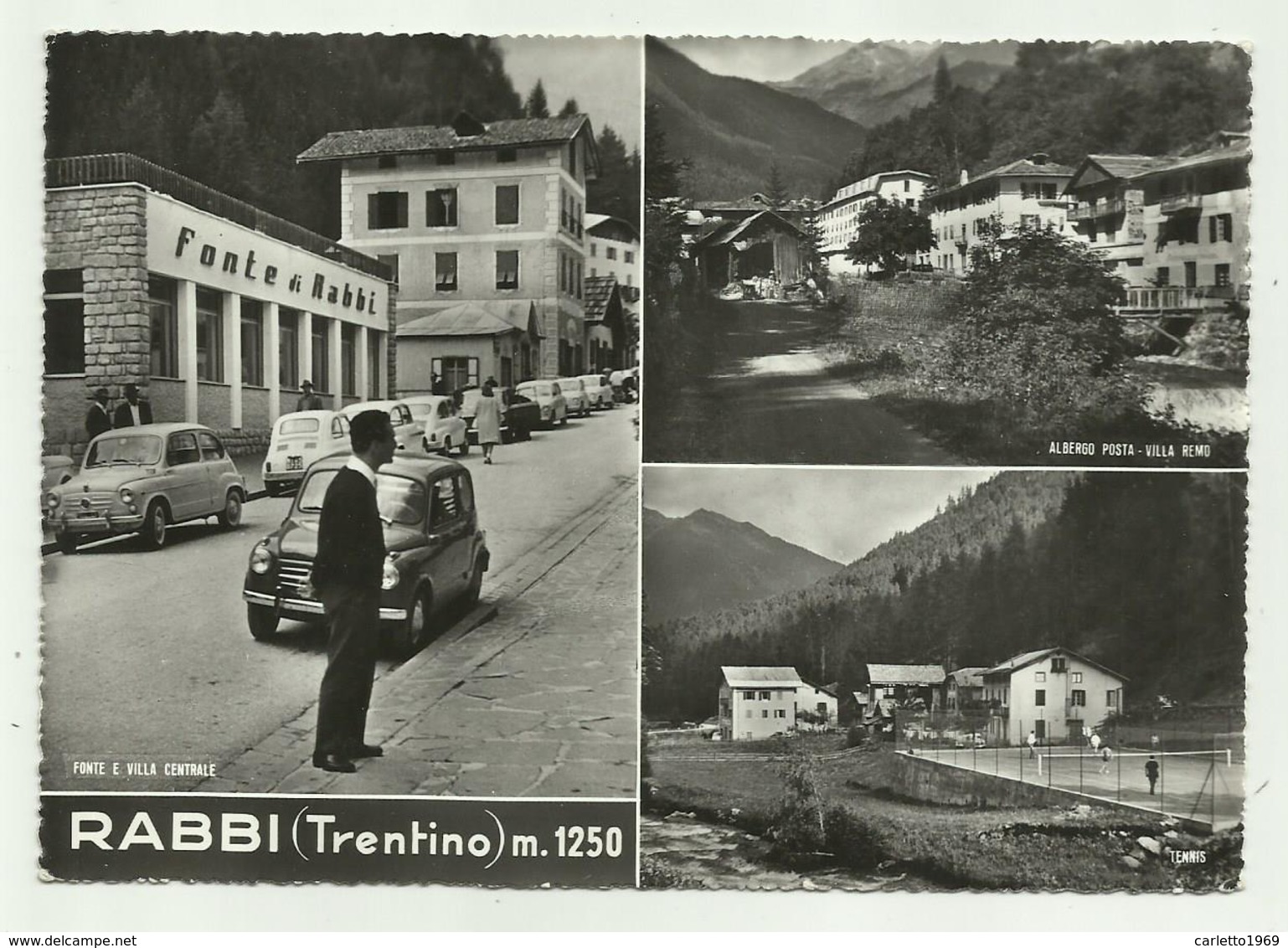 RABBI - TRENTINO - VEDUTE - VIAGGIATA FG - Trento