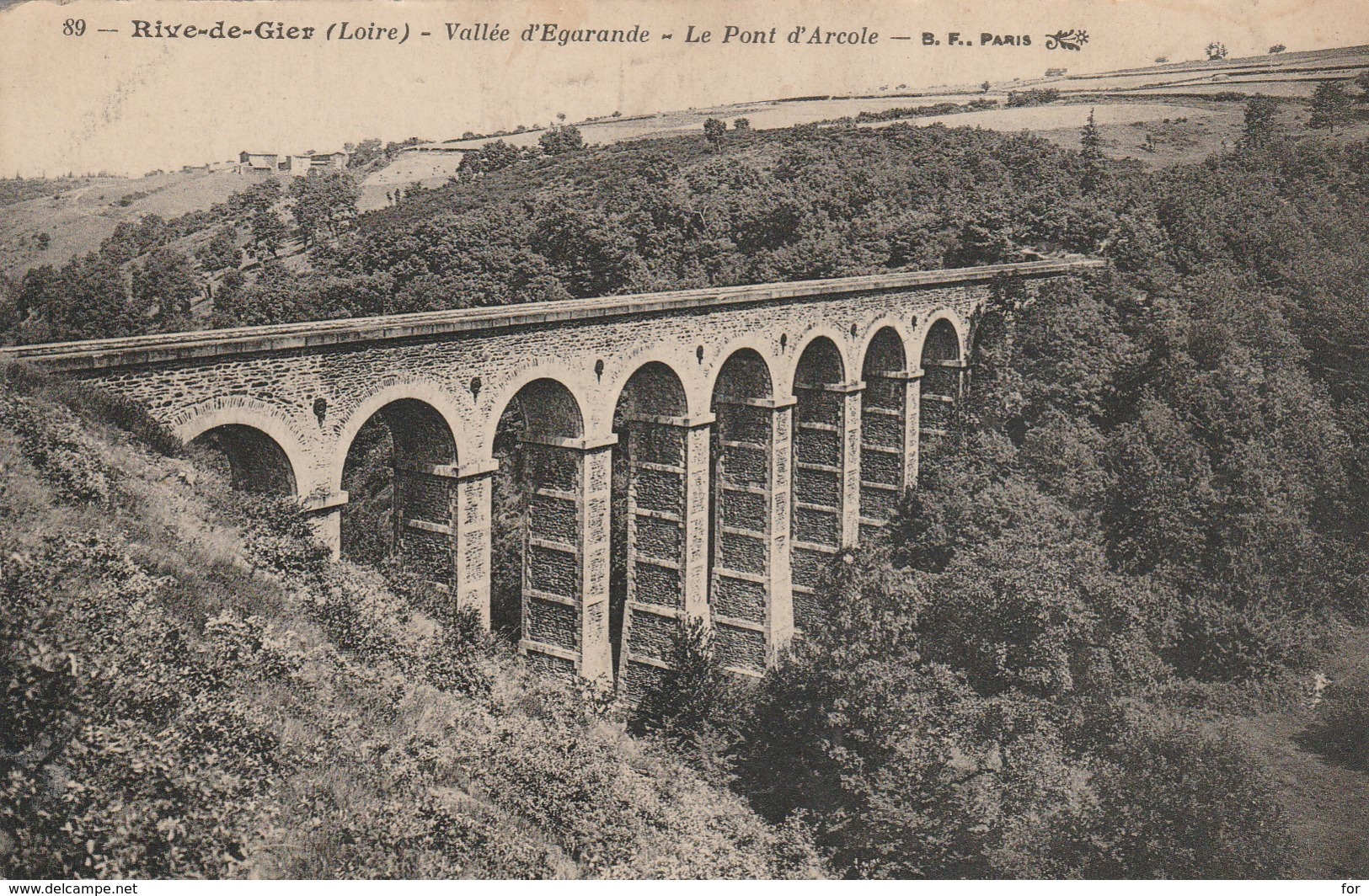 Loire : RIVE-de-GIER : Vallée D'égarande - Le Pont D'arcole - Rive De Gier