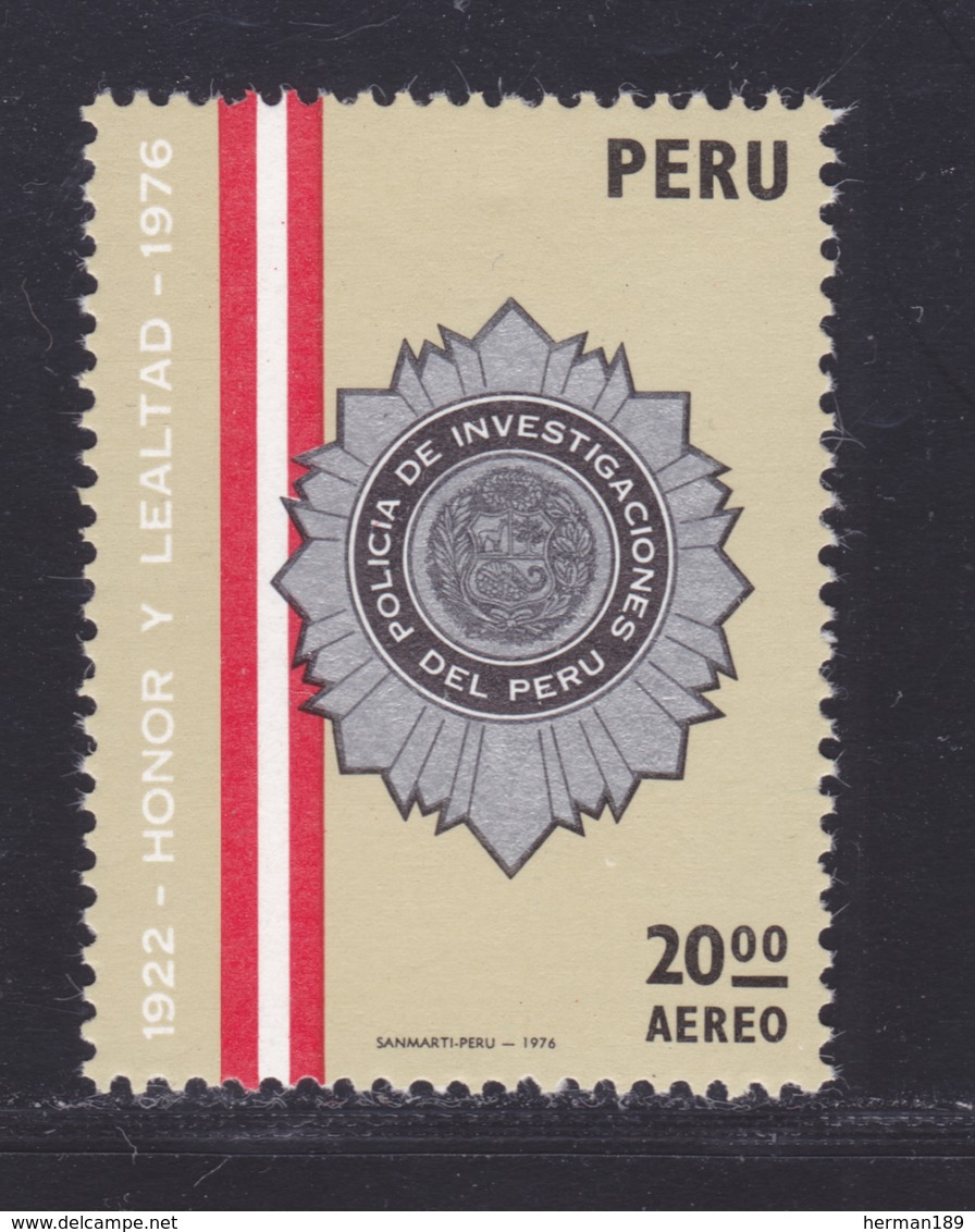 PEROU AERIENS N°  424 ** MNH Neuf Sans Charnière, TB (D7866) Police Péruvienne - 1976 - Pérou