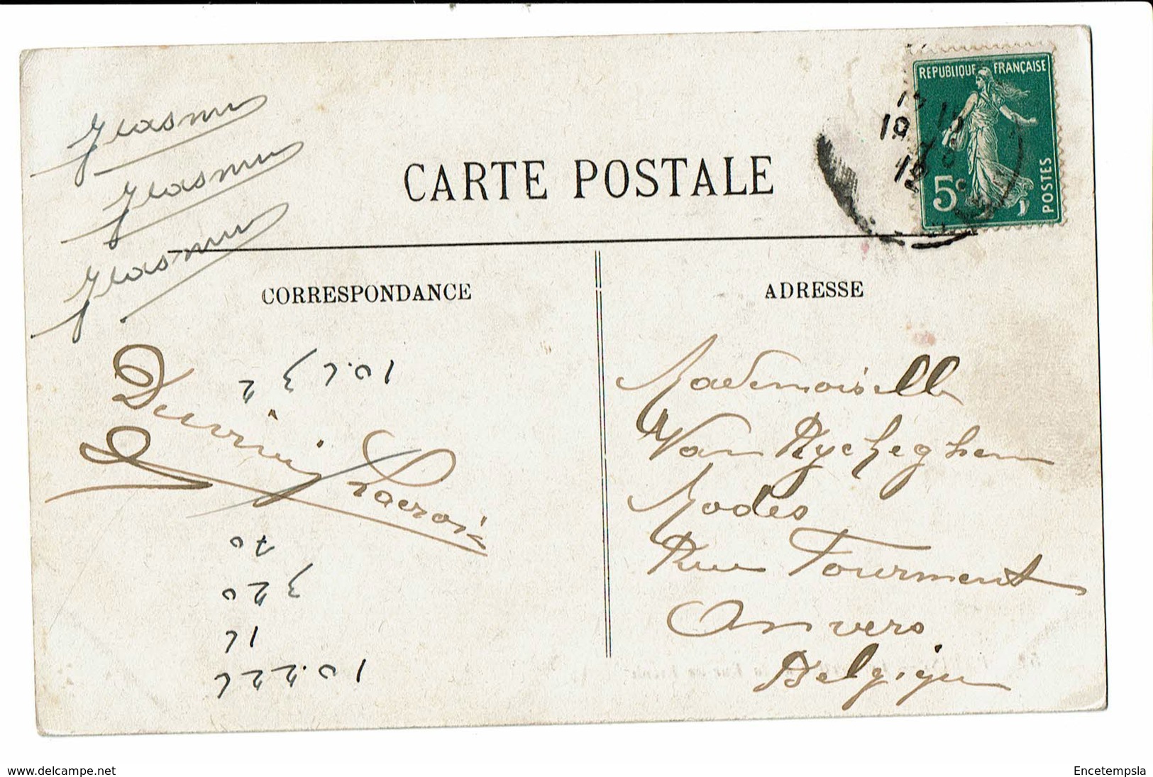 CPA - Cartes Postales- FRANCE - Paris -Rue De Rivoli -1912  S4206 - Plazas