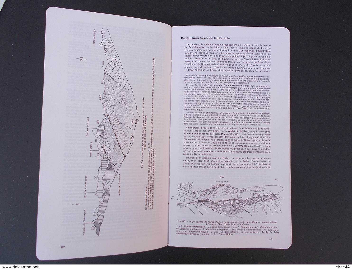 FRANCE GEOLOGIQUE.EDITEUR MASSON.GRANDS ITINERAIRES DE CHARLES POMEROL.EDITION 1980.EPUISEE. - Sciences