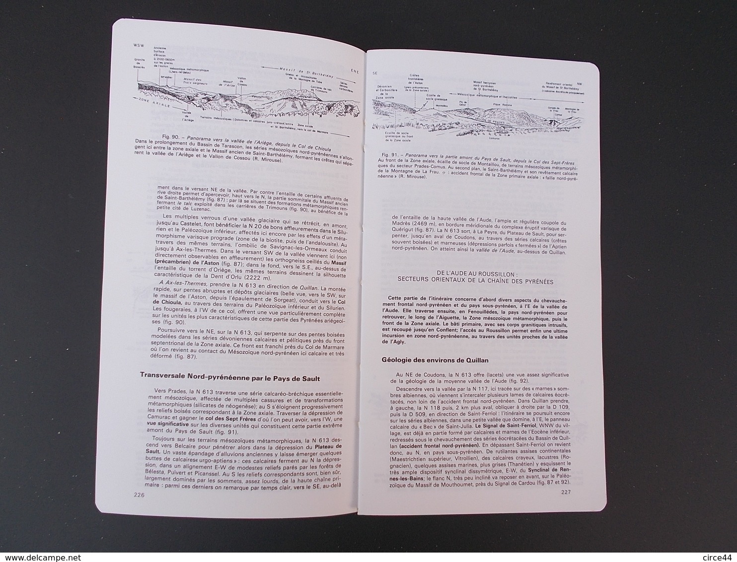 FRANCE GEOLOGIQUE.EDITEUR MASSON.GRANDS ITINERAIRES DE CHARLES POMEROL.EDITION 1980.EPUISEE. - Sciences