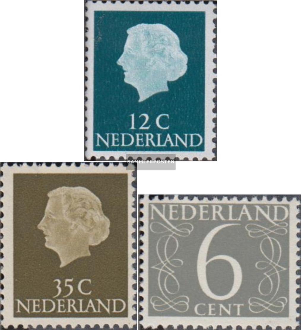 Niederlande 641X X Un-642X X Un,646 (completa.Unusg.) MNH 1954 , I Numeri - Ungebraucht