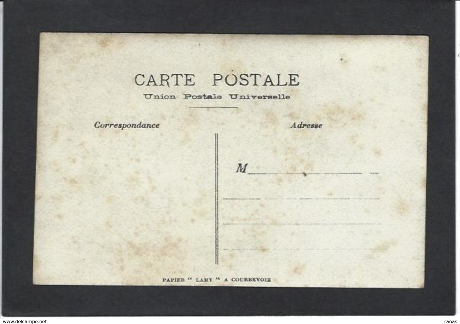 CPA à Identifier Métier Carte Photo RPPC Non Circulé - Zu Identifizieren