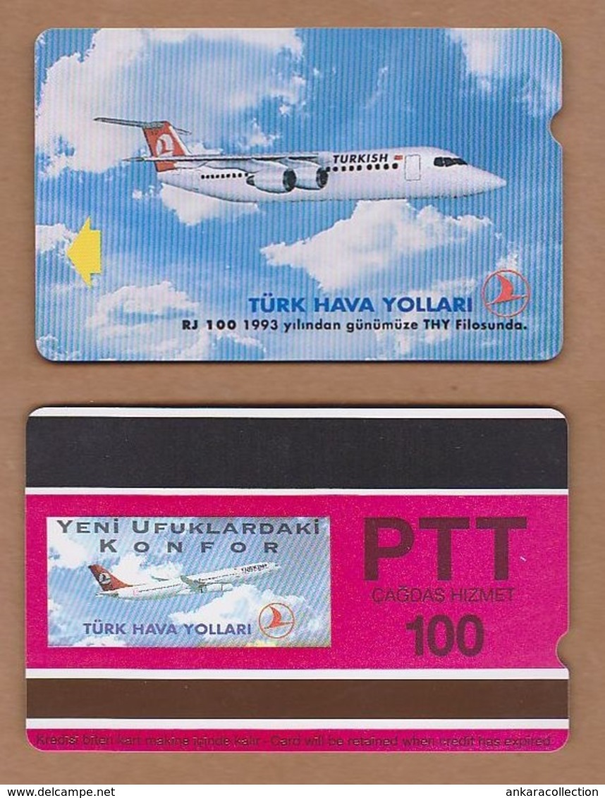 AC - TURK TELECOM PHONECARDS - RJ - 100 100 CREDITS 19 APRIL 1994 - Avions