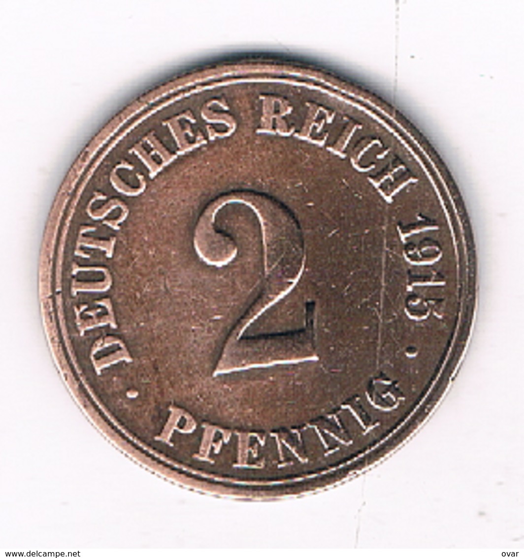 2 PFENNIG  1915  A   DUITSLAND /8817/ - 2 Pfennig