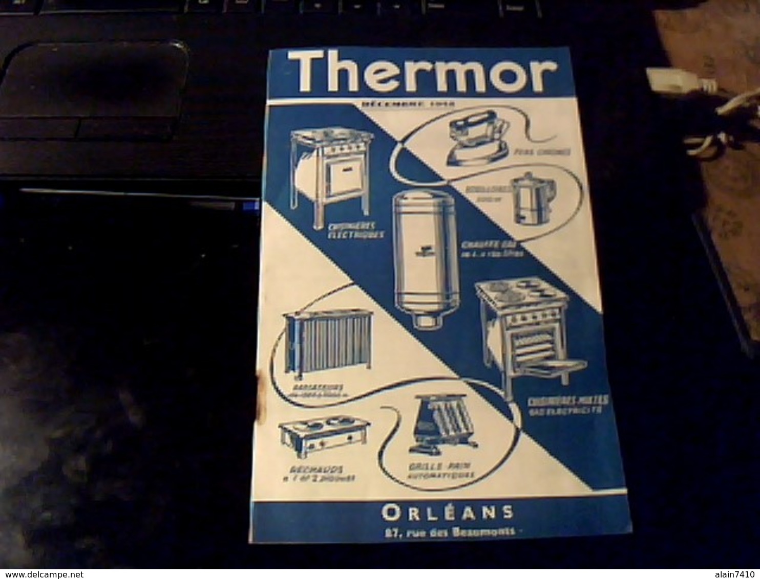 Vieux Papier Publicité Catalogue De 1948 GAMME D USTENTILES ET APPAREILS THERMOR A Orleans - Publicités