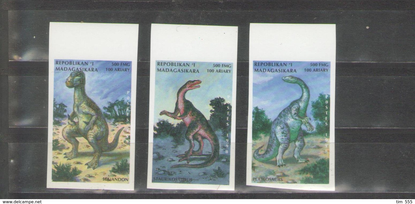 MADAGASKAR Dinosaurs Prehistorics  MNH - Preistorici