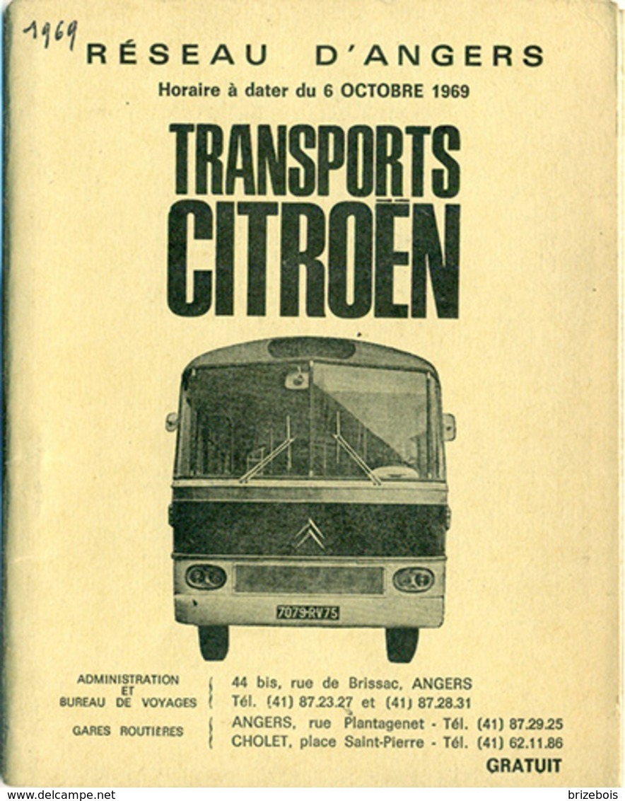 Transports Citroën Angers 1969 - Europe