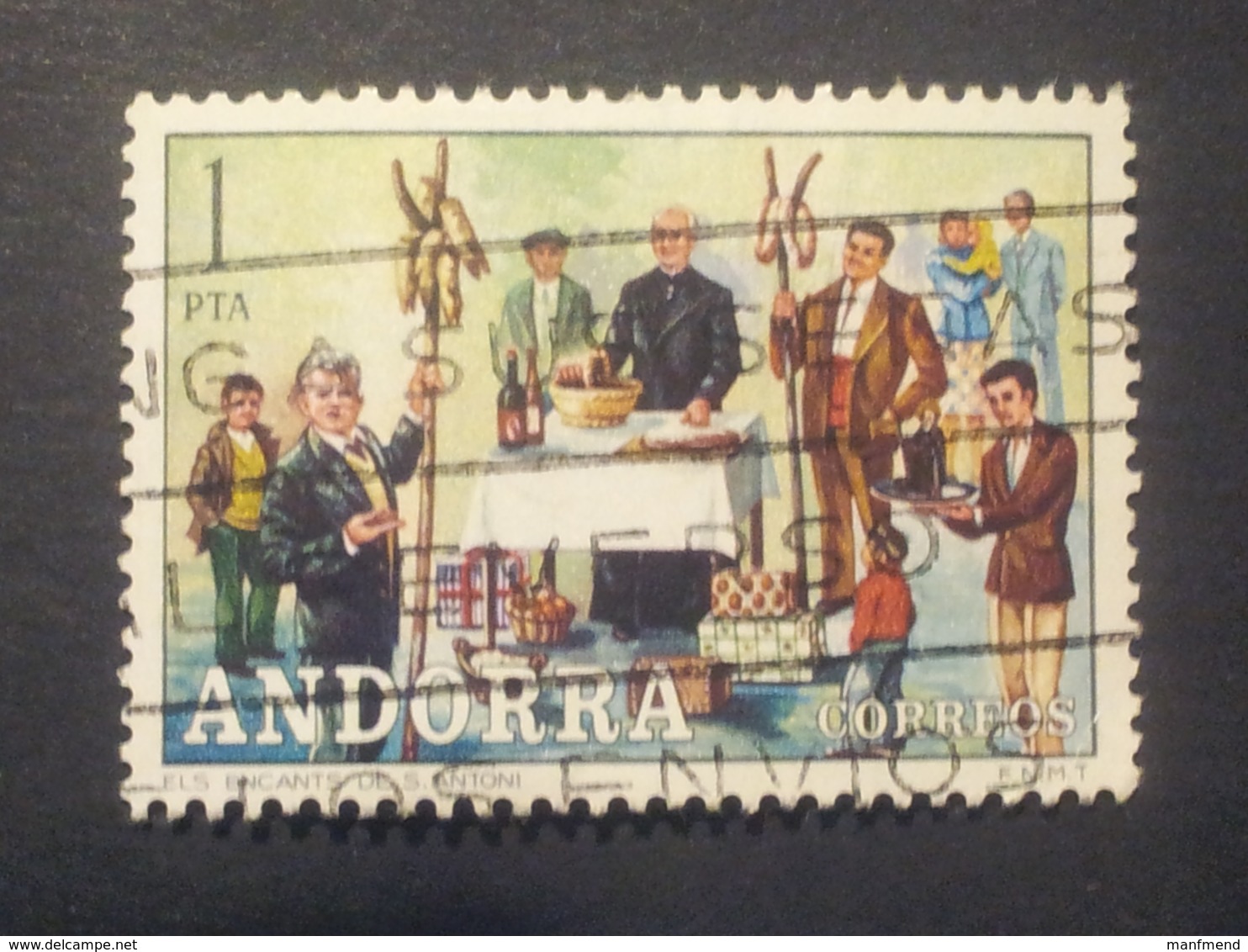 Andorra - 1972 - Mi:AD-ES 78, Sn:AD-ES 69, Yt:AD-ES 72 O  - Look Scan - Gebraucht