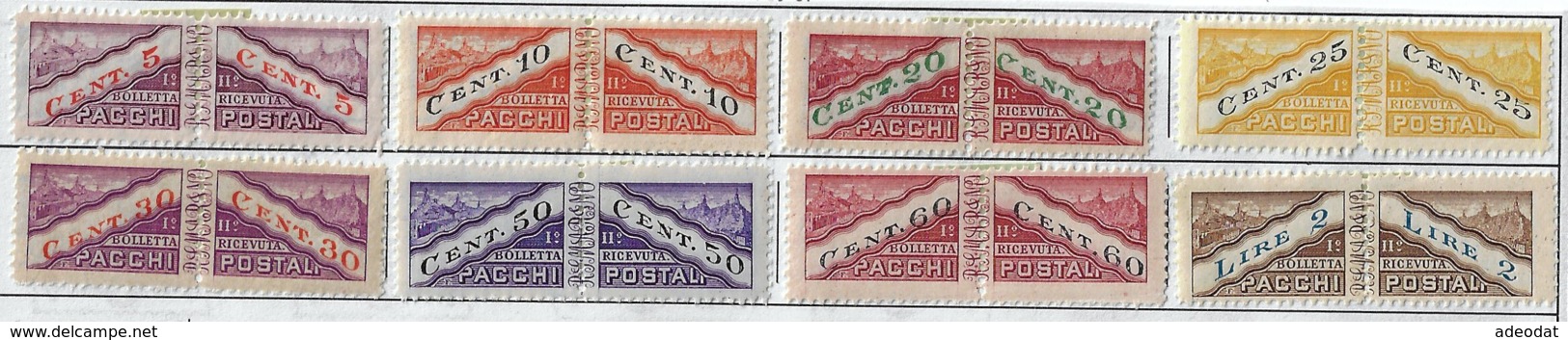 SAN MARINO 1939..1945 POSTAGE DUE, PARCEL POST - Postage Due