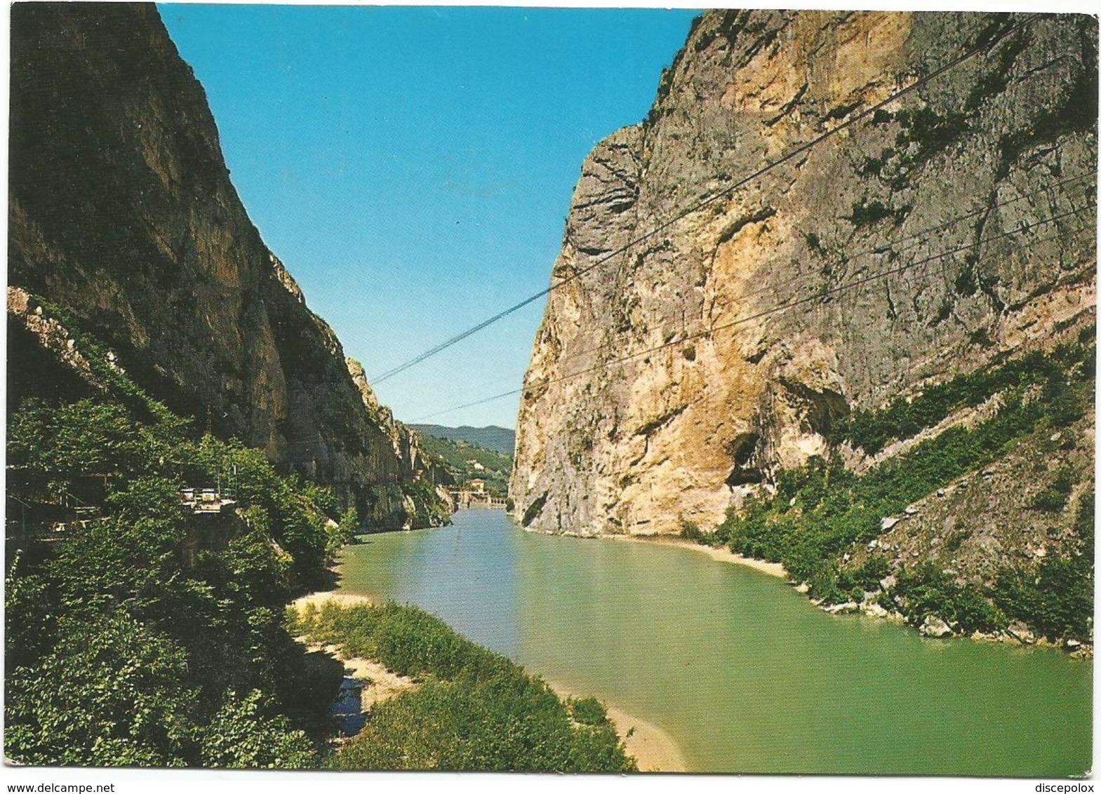 V3353 Passo Del Furlo - Gola Del Candigliano (Pesaro Urbino) - Lago E Panorama / Non Viaggiata - Altri & Non Classificati