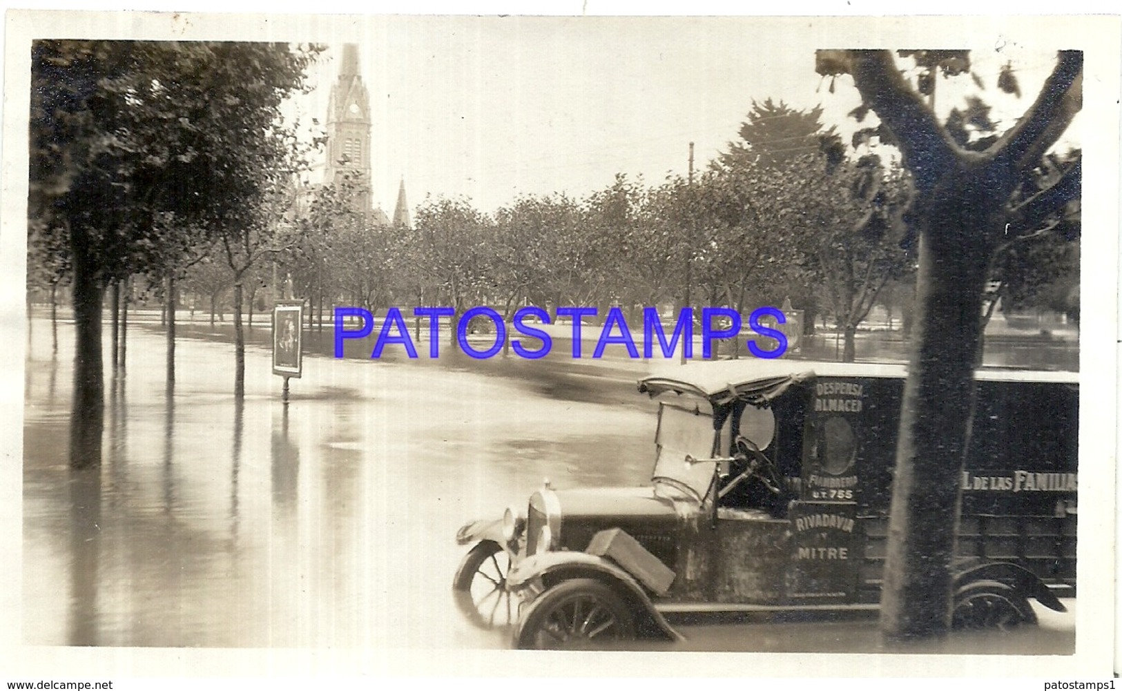 105251 ARGENTINA BUENOS AIRES AUTOMOBILE OLD CAR INUNDACION PHOTO NO POSTAL POSTCARD - Photographs