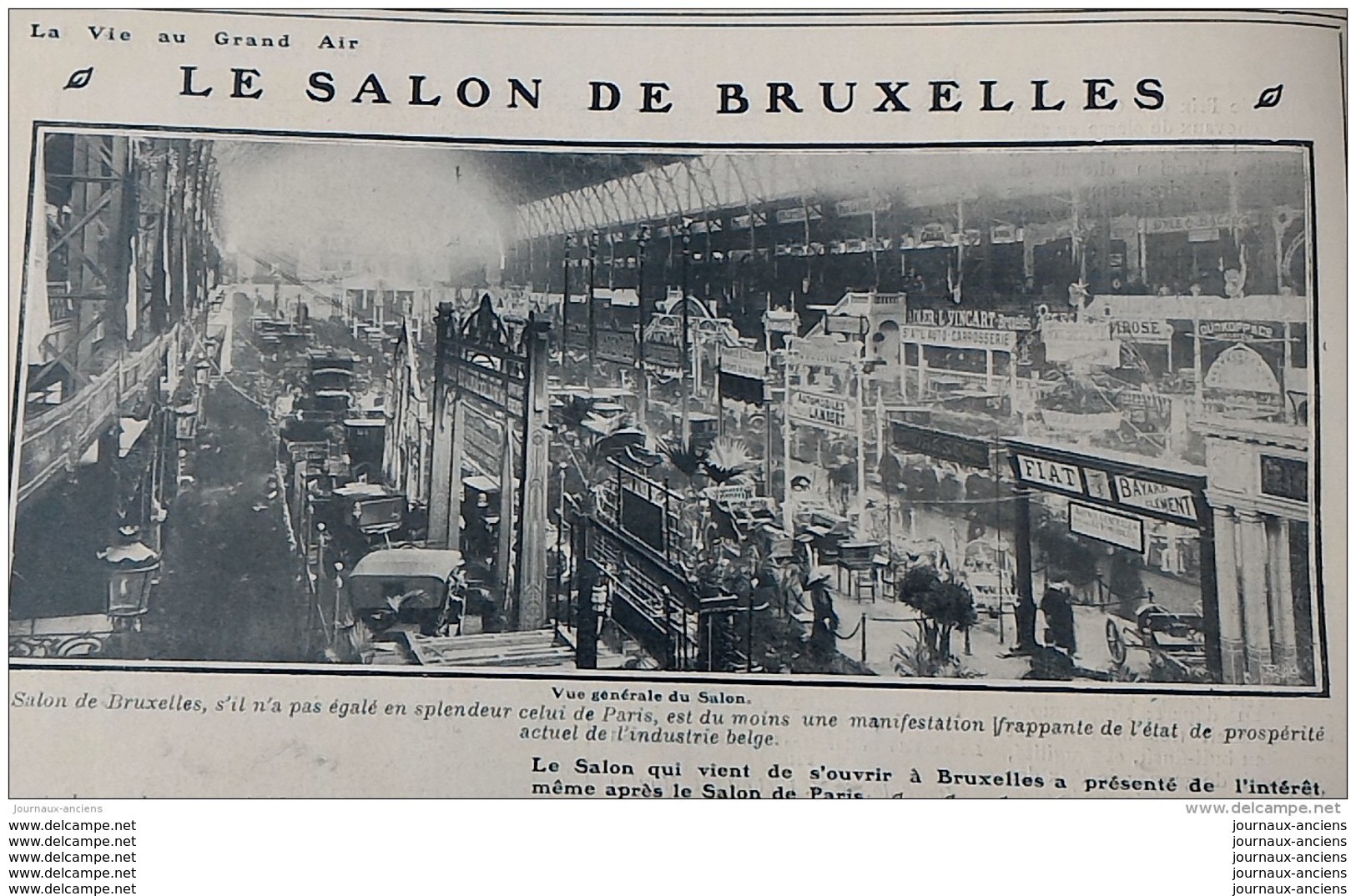 1906 CIRCUIT DE LA SARTHE - SALON AU TOMOBILE DE BRUXELLES - LONDON HOSPITAL RUGBY - PRIX LEMONIER - SPRINTEURS