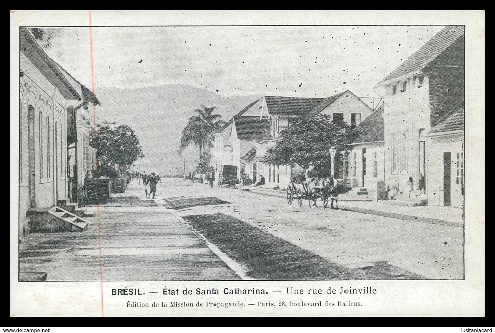 SANTA CATARINA -JOINVILLE - État De Santa Catharina-Une Rue De Joineville.()carte Postale - Florianópolis