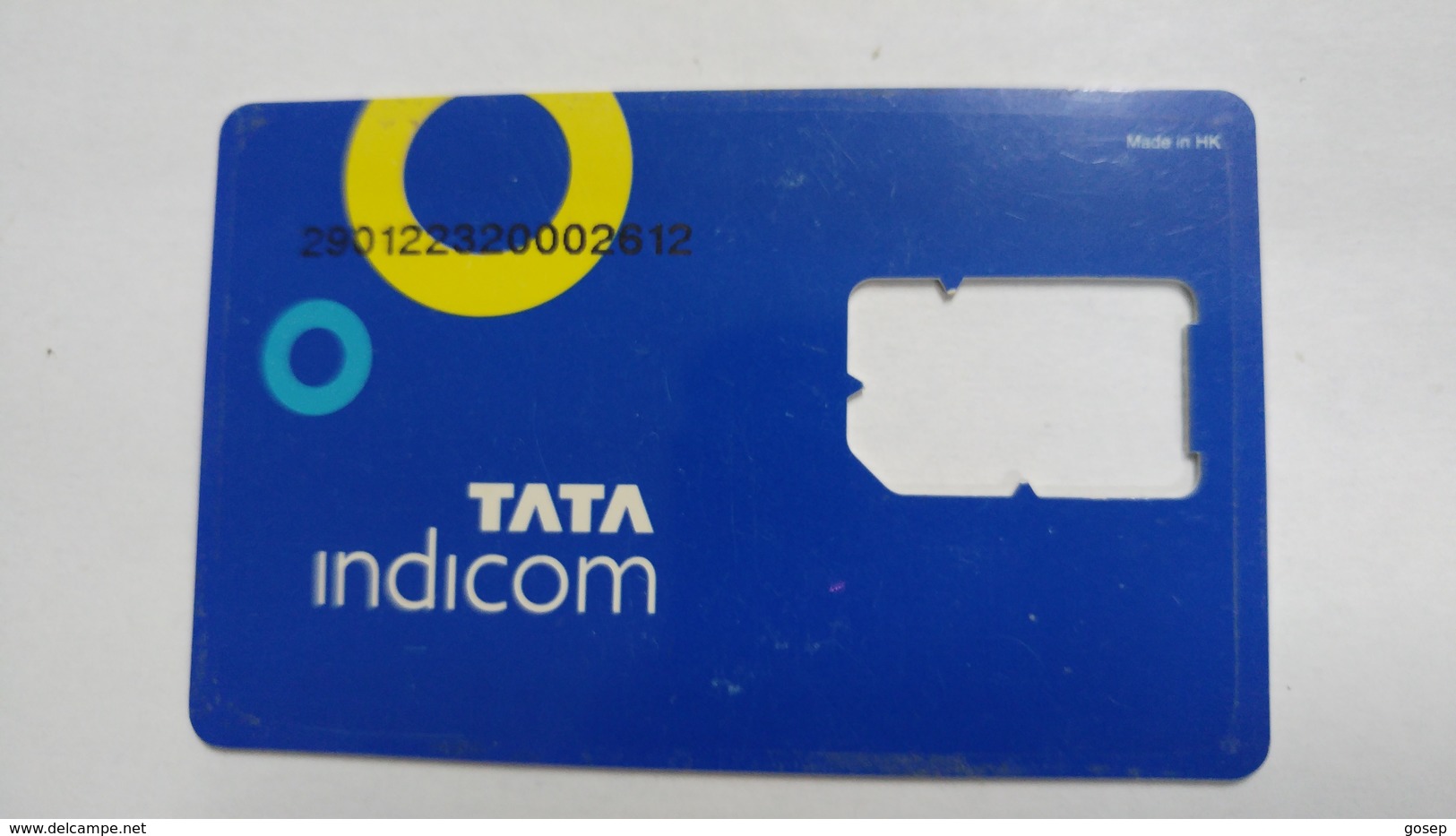 India-tata Indicom G.s.m. Card-(38)-(g.s.m)-(new Delhi)-(look Out Side)-used Card+1 Card Prepiad Free - India